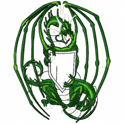 Dragoes Embroidery Design 5